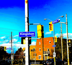 Kingston Road street sign
