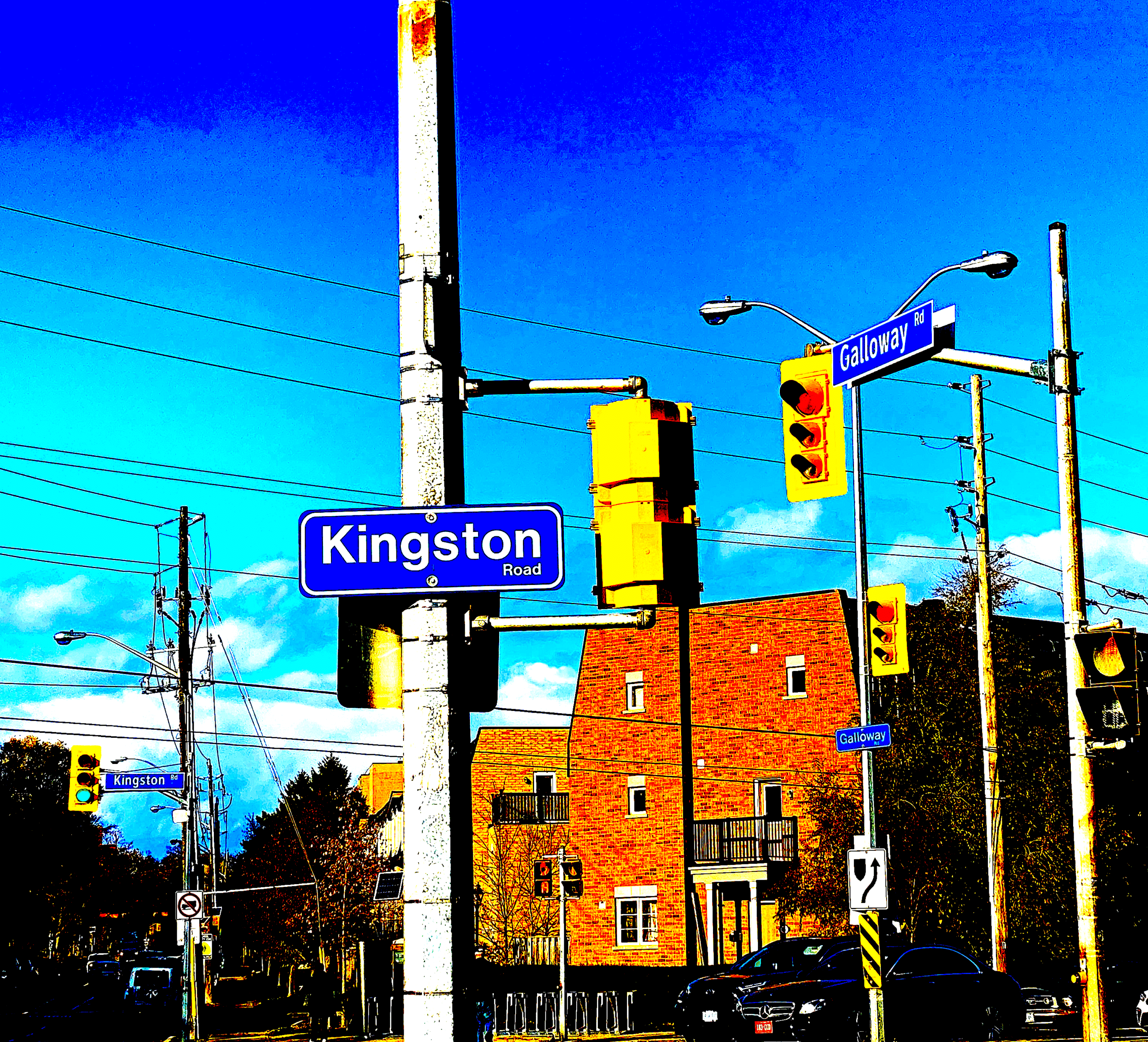 Kingston Rd street signs