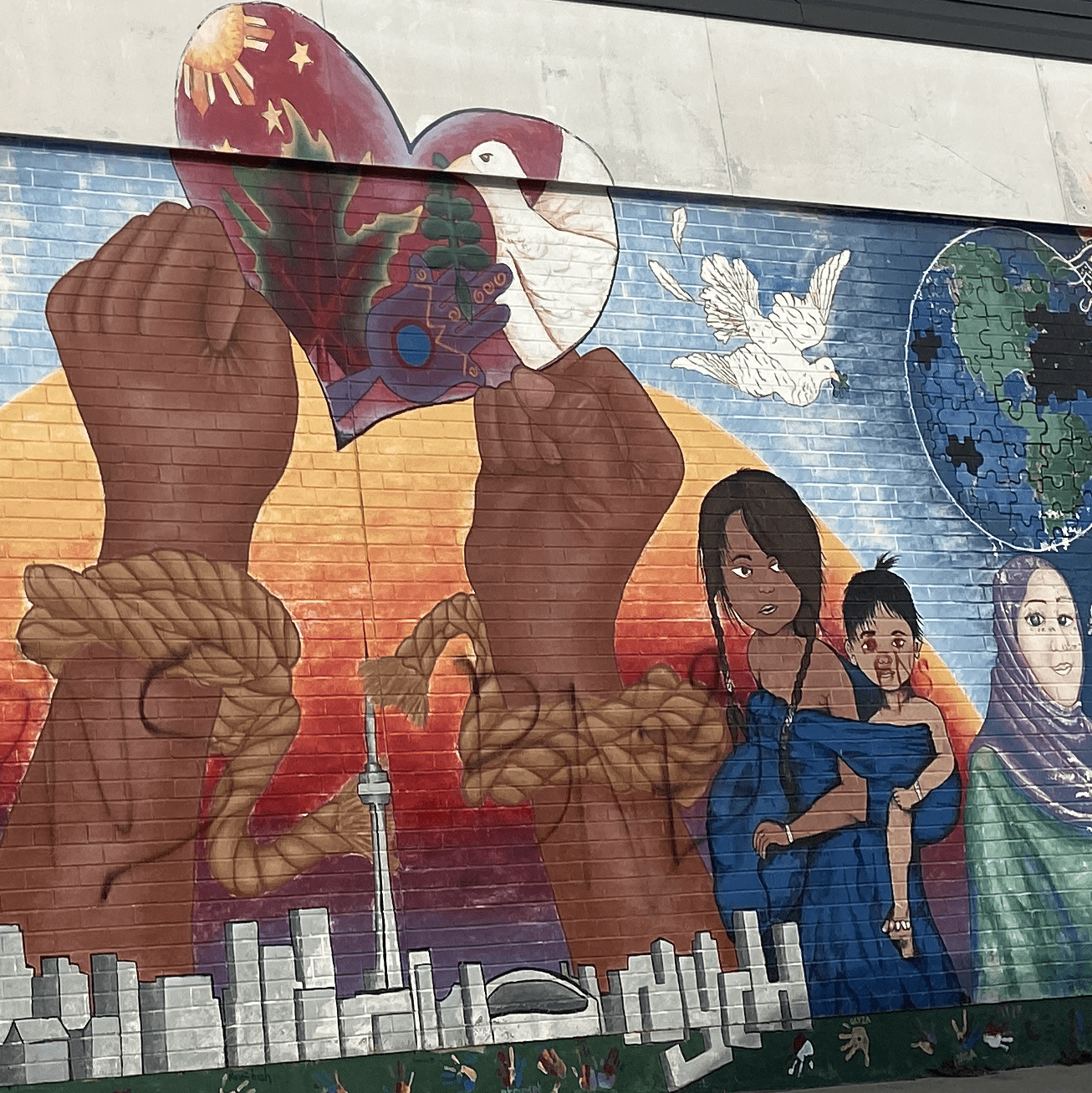 Bathurst Finch mural detail